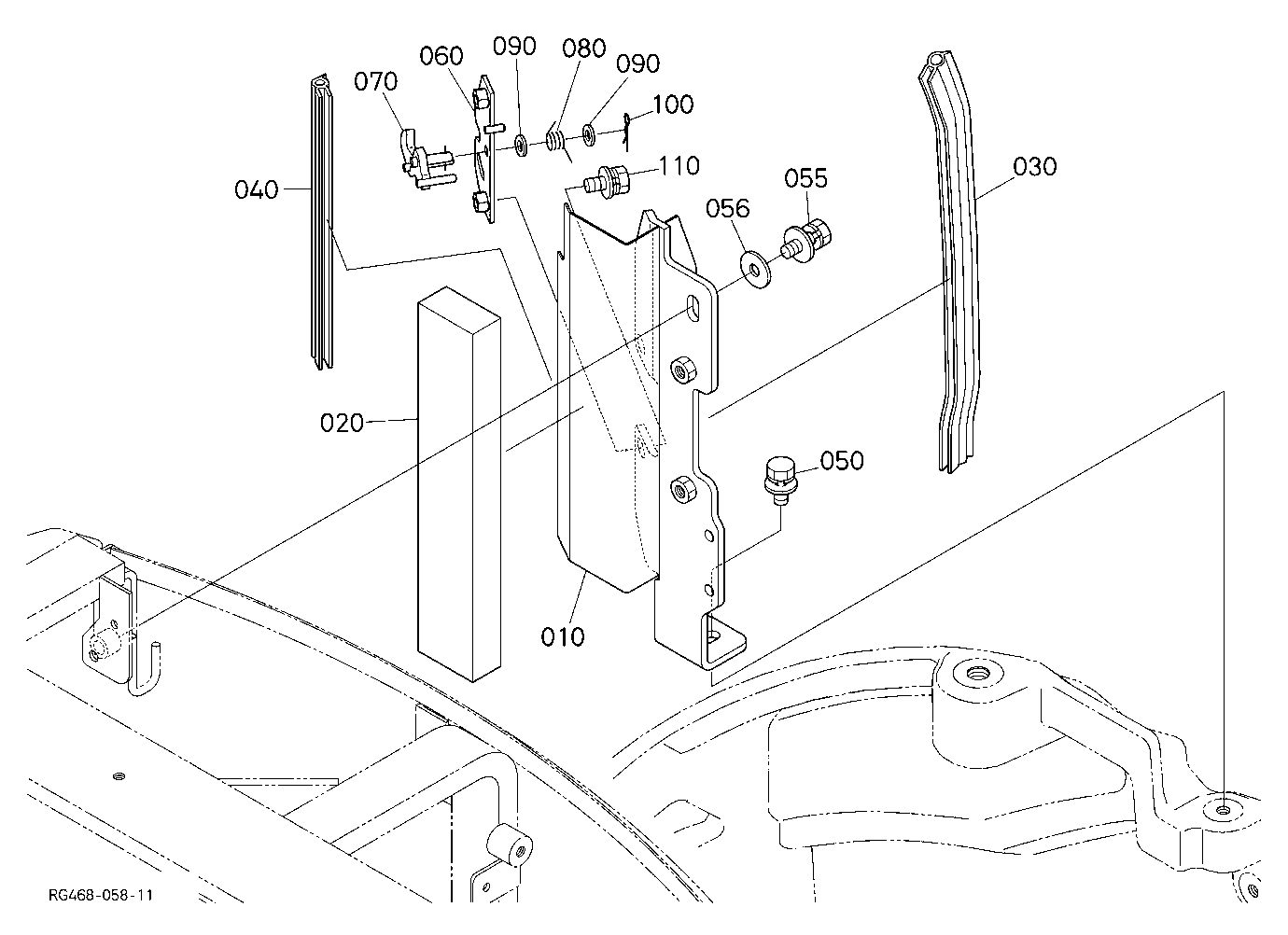 Bonnet Lock (Right Rear)