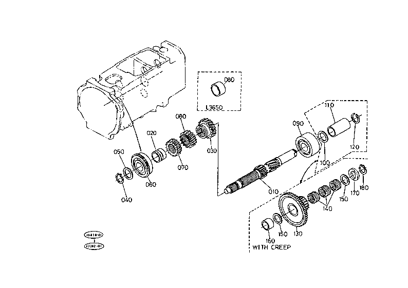Main Shaft [With Wet Clutch]