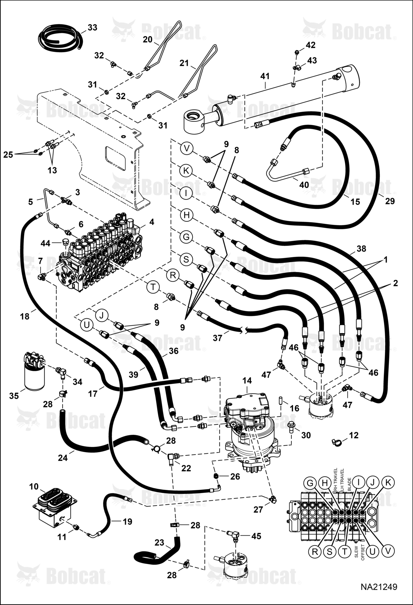 Hydraulic Circuitry (Upper/Swing)