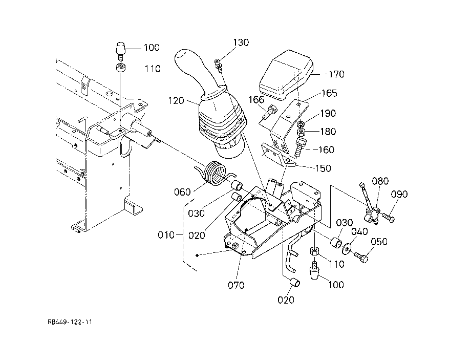 Control Lever (Lever Lh)