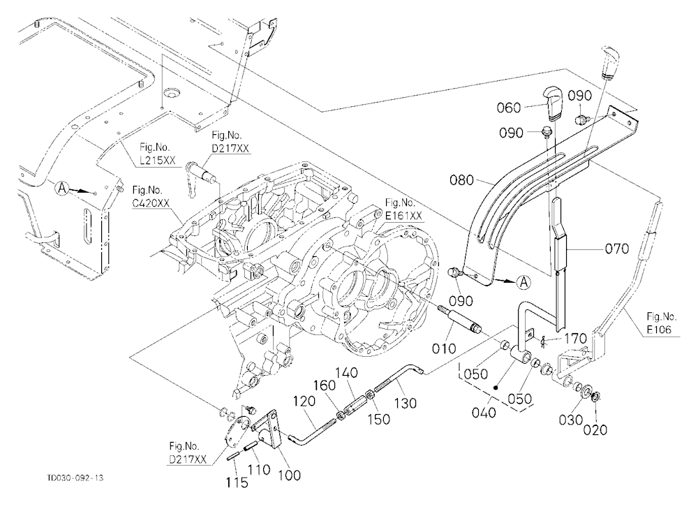 Range Gear Shift Lever [Hst Type] [Rops Type]