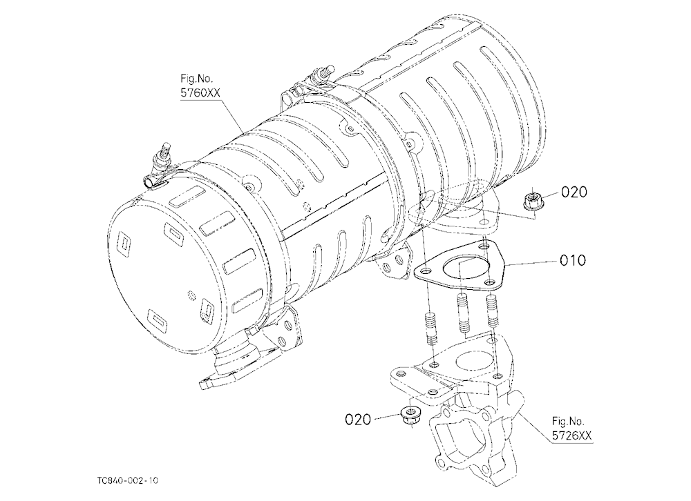 Diesel Particulate Filter Muffler Mounting Parts