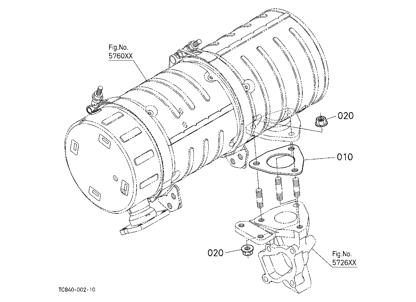 Diesel Particulate Filter Muffler Mounting Parts