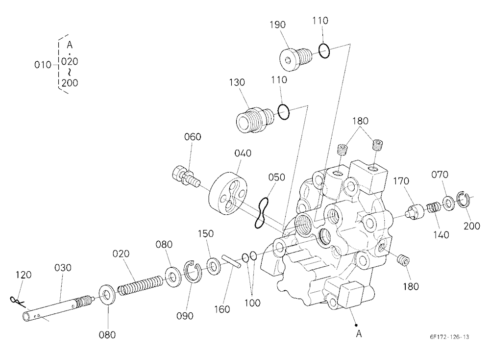 Hydraulic Cylinder Cap [Component Parts]