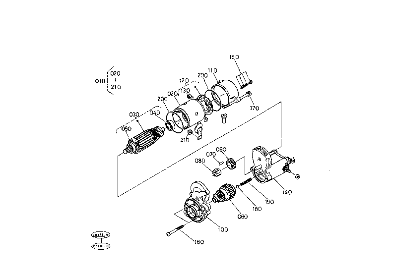 Starter [Component Parts](Not For Reman Unit)
