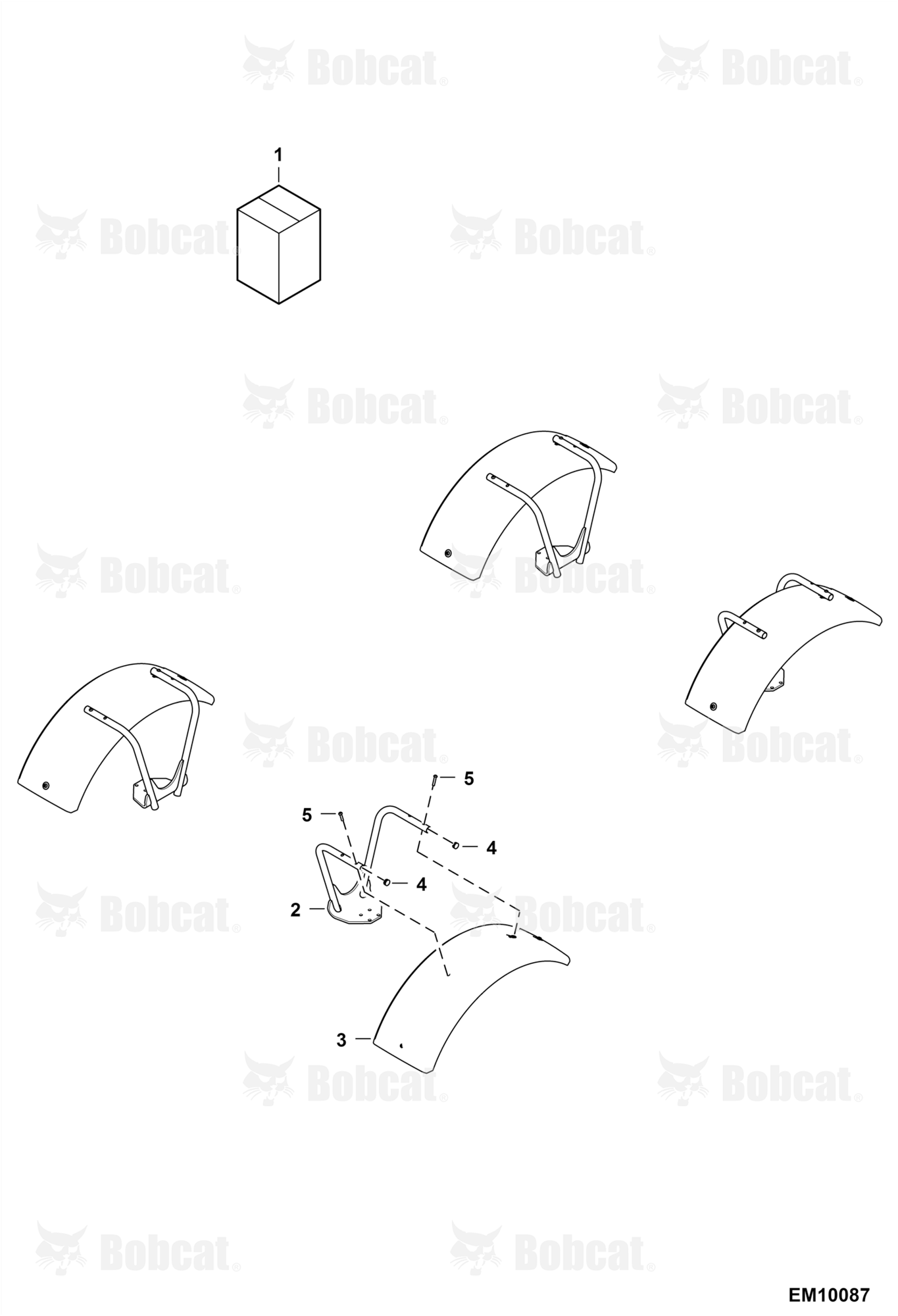 Mudguards (24" Wheels) (Non-ribbed)  AZVA11001 - AZVA11053, B35811001 - B35811033