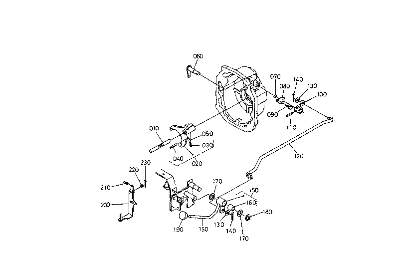 Pto Gear Shift Lever