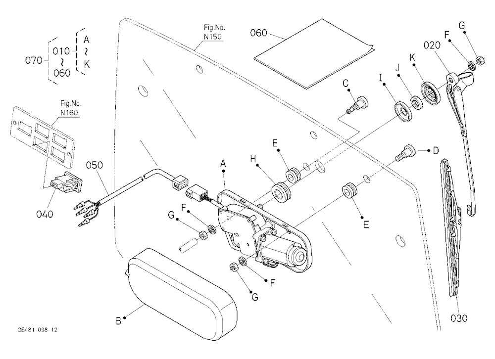 Rear Wiper Kit [Cab Type] [Option]