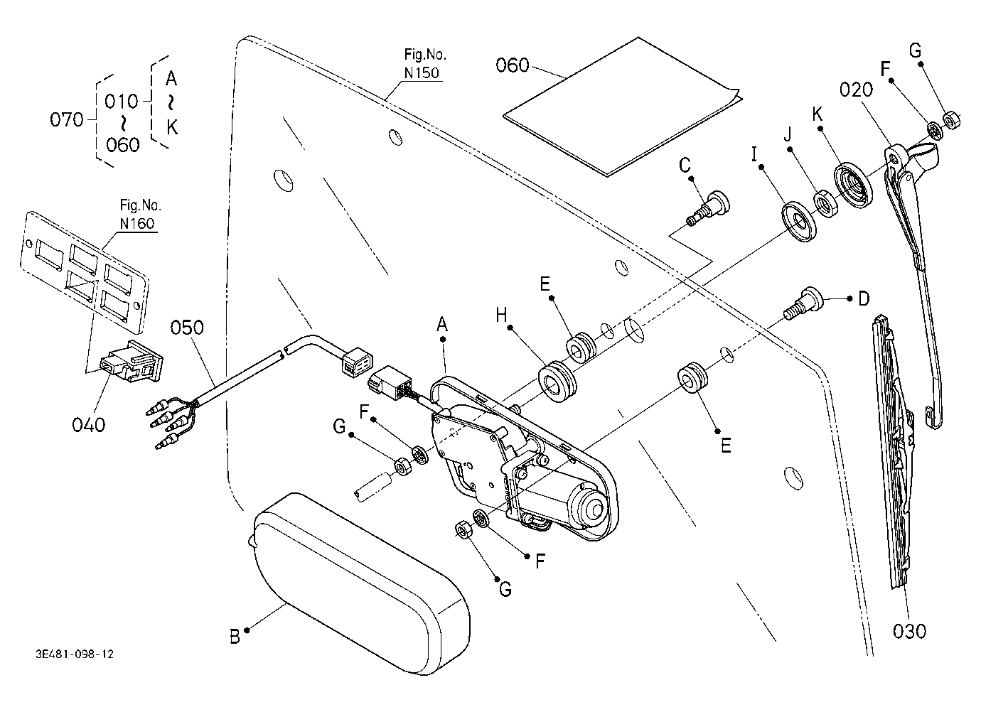 Rear Wiper Kit [Cab Type] [Option]