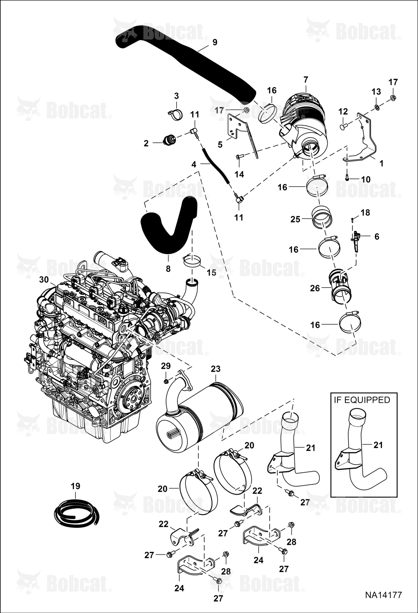 Engine & Attaching Parts (Air Cleaner & Muffler)