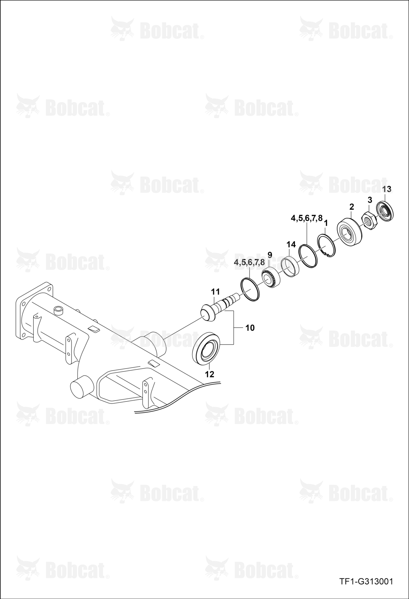 Bevel Pinion Shaft Group