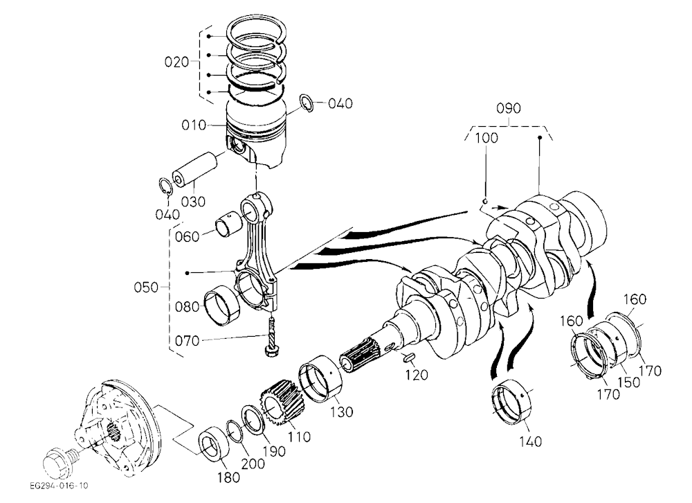 Piston And Crankshaft