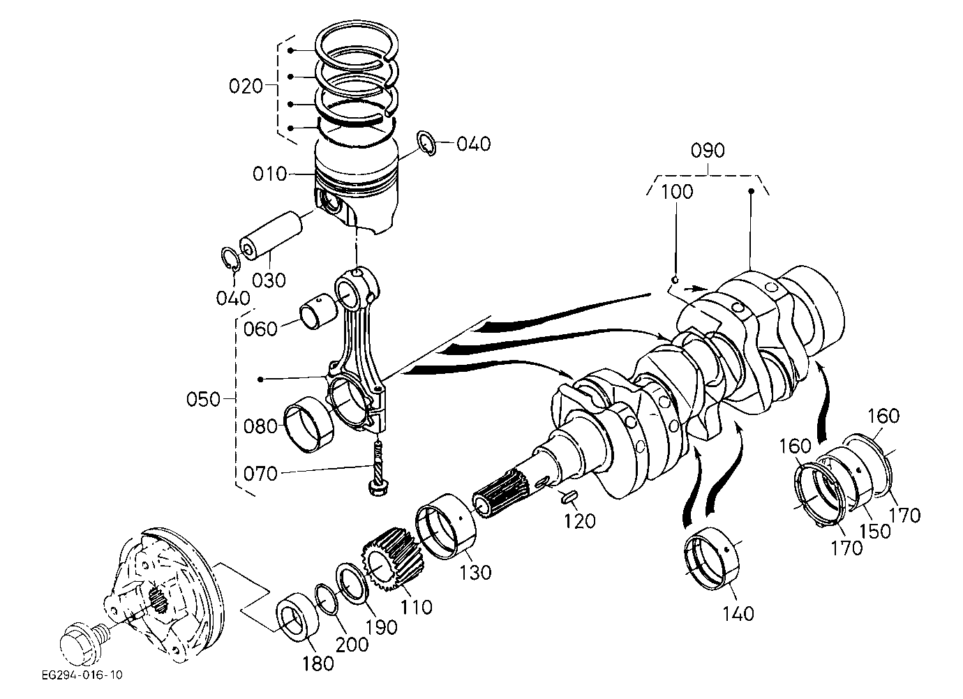 Piston And Crankshaft