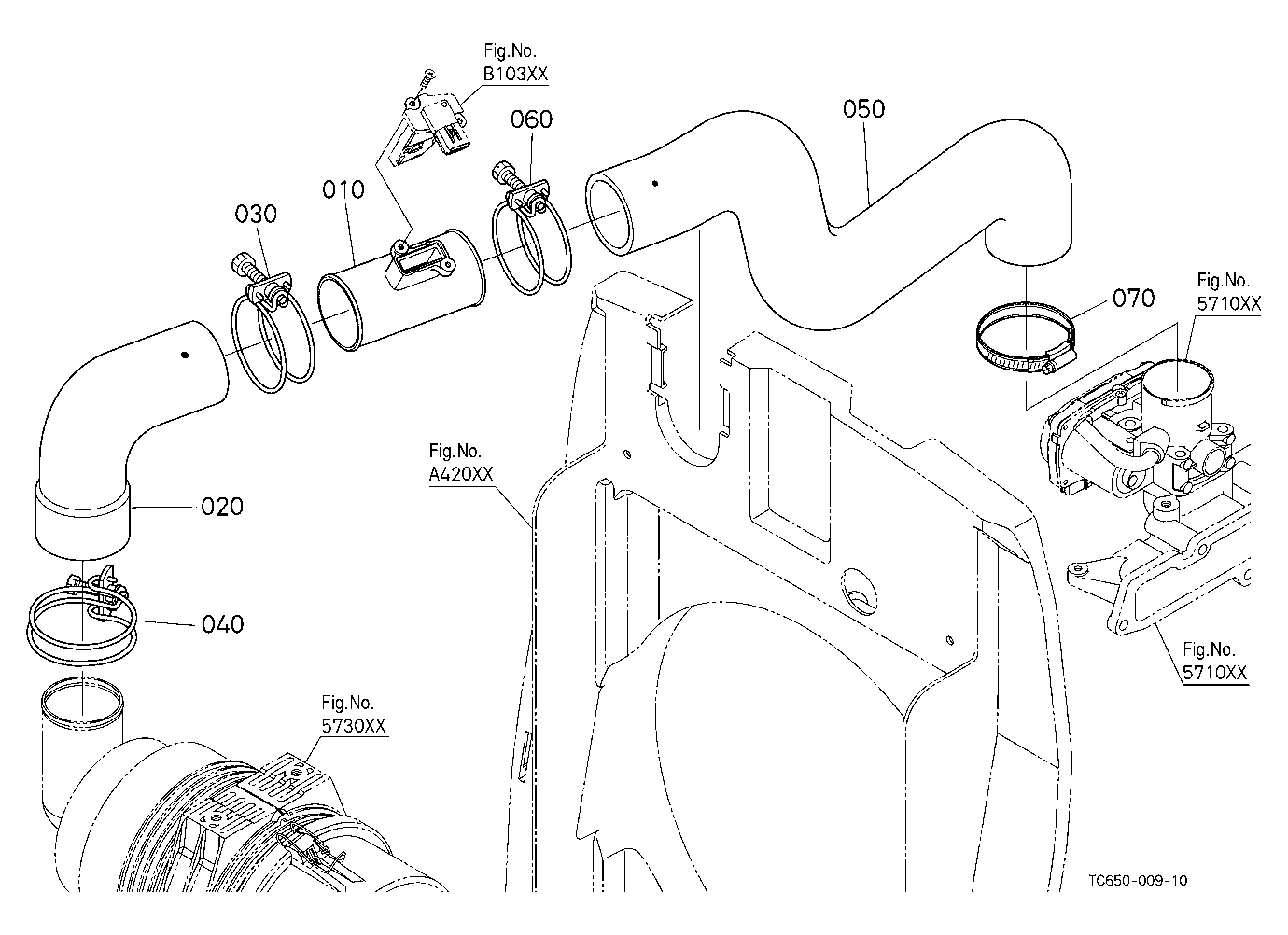 Inlet Pipe (Air Cleaner)