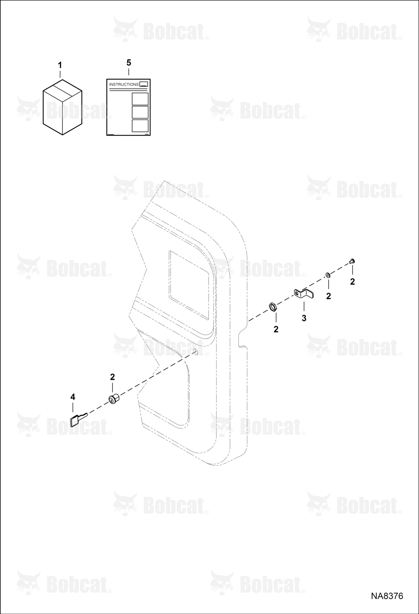 Rear Door Lock Kit
