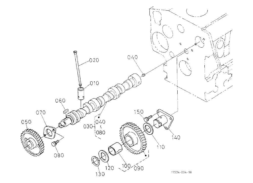 Camshaft And Idle Gear Shaft