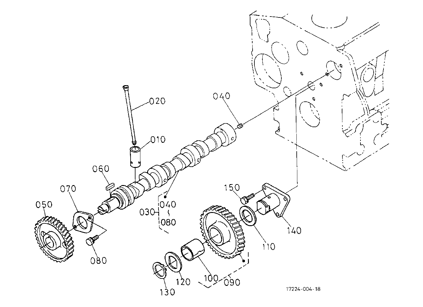Camshaft And Idle Gear Shaft