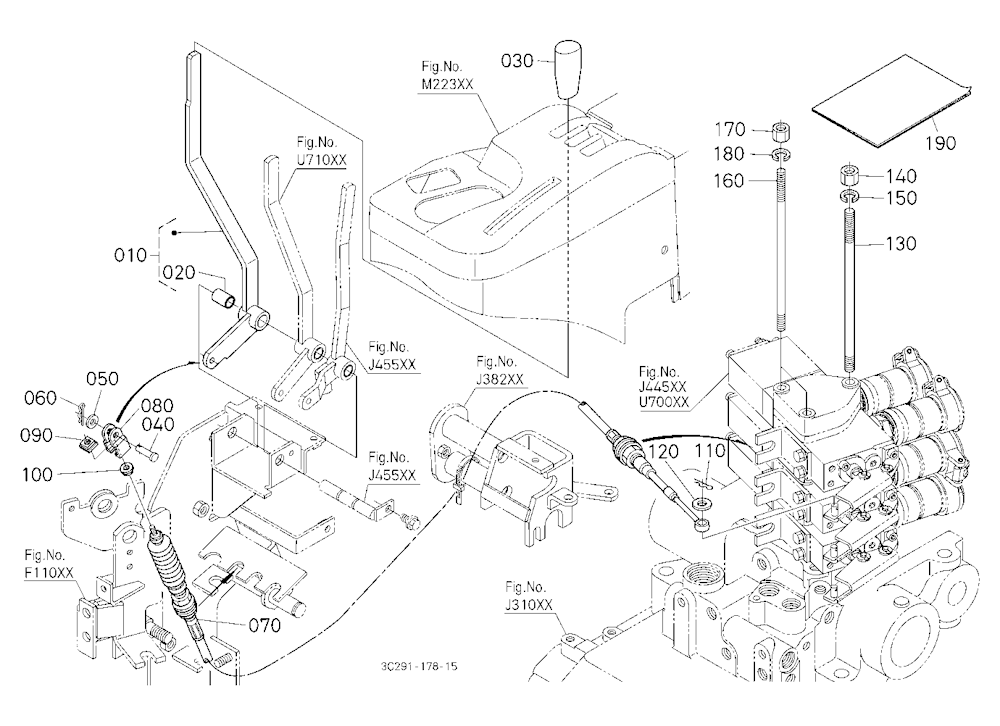 Auxiliary Control Valve Lever Kit (3Rd) [Option]