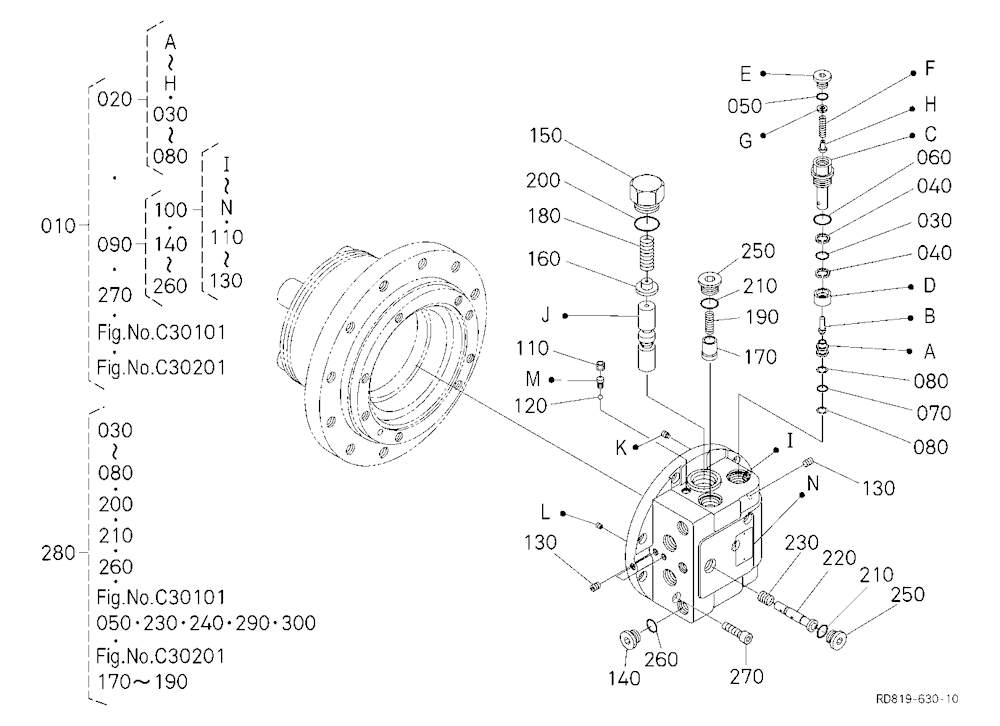 Drive Motor (Valve) [Component Parts]