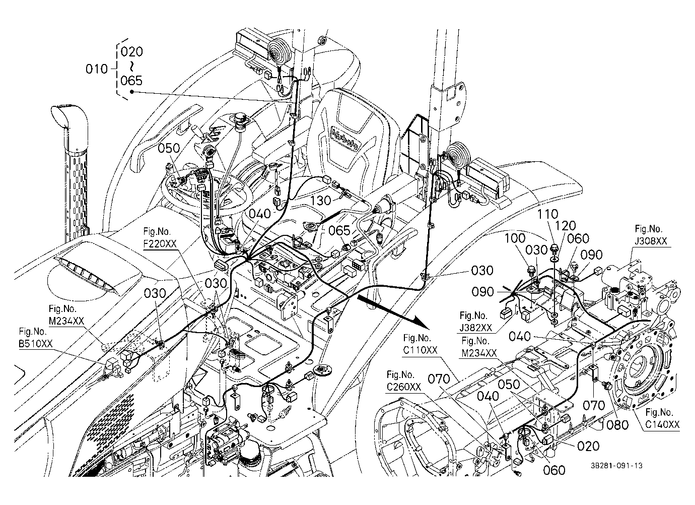 Electrical Wiring (Rear) [A]