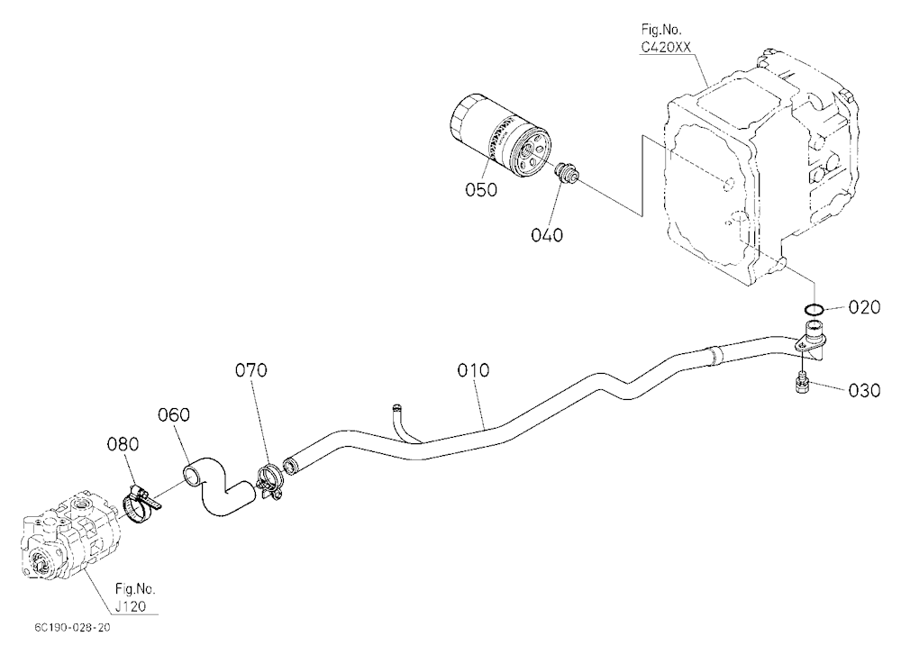 Hydraulic Oil Line(Suction)
