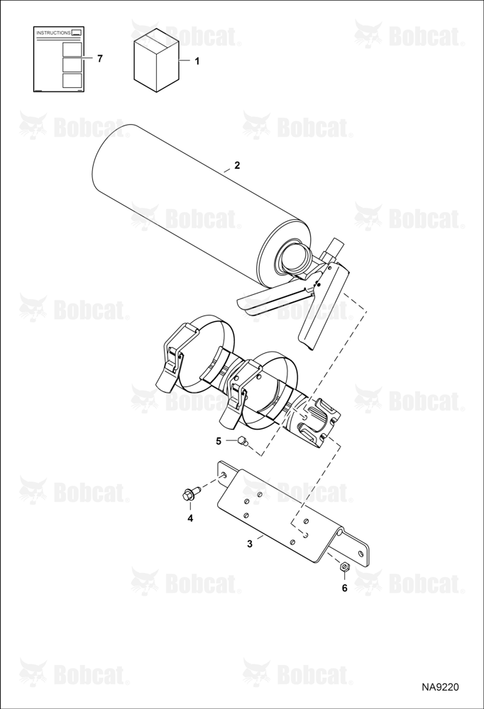 Fire Extinguisher Kit (Canopy)