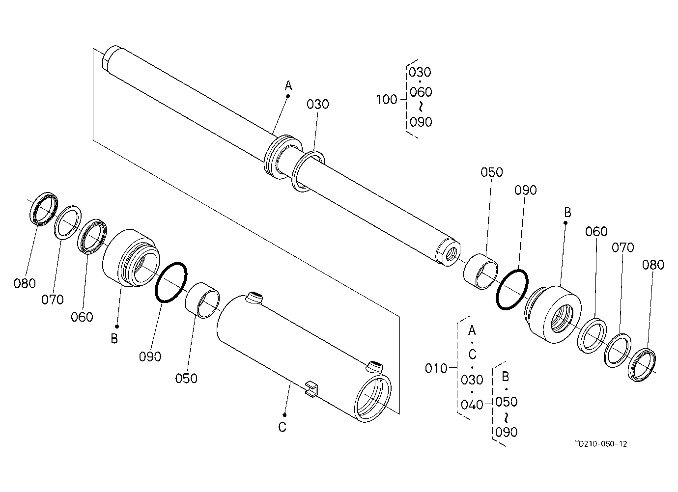 Steering Cylinder [Component Parts]