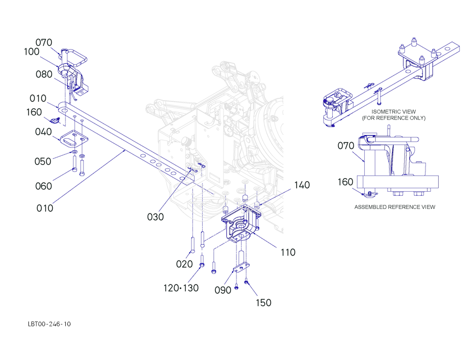 Drawbar Assembly - Standard, Cat Iii - Range 1