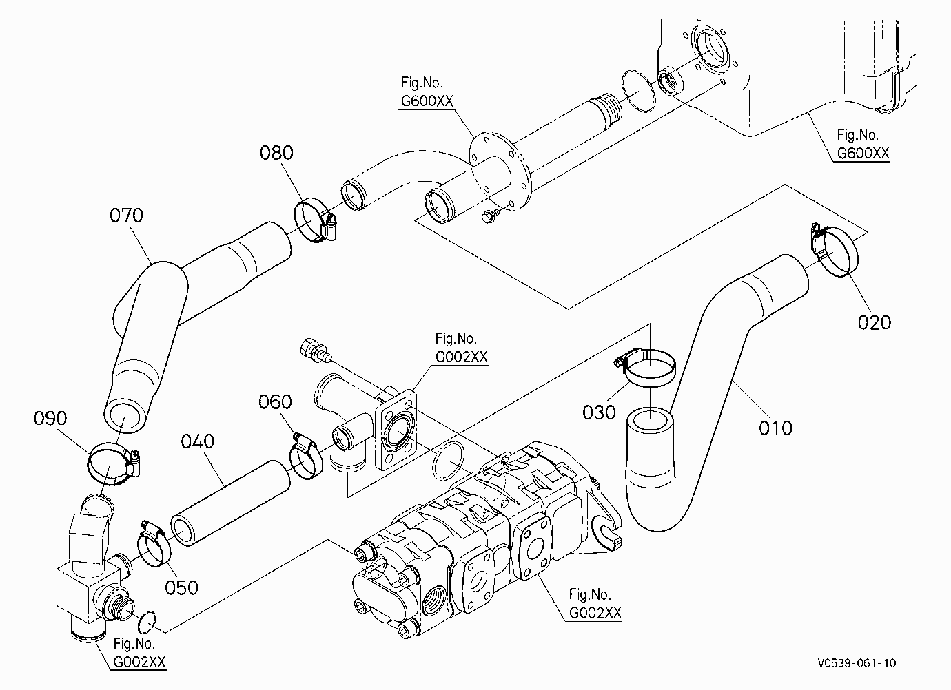 OIL PIPING (SUCTION) [HIGH FLOW]