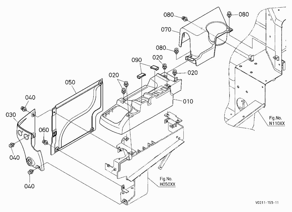 COVER (LH) (MANUAL) [MANUAL HITCH]