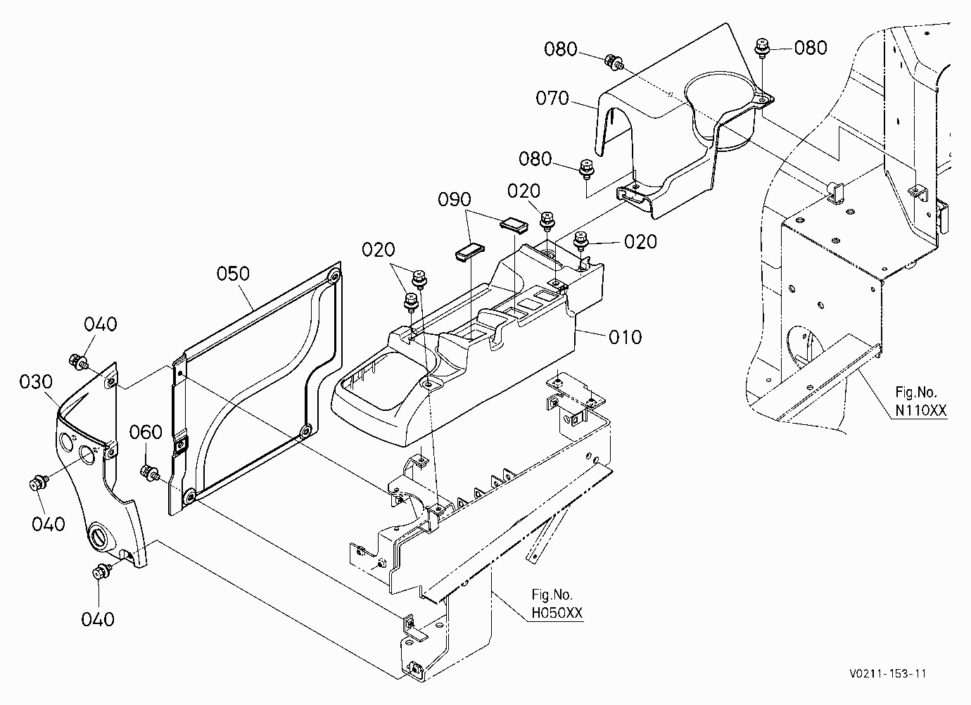 COVER (LH) (MANUAL) [MANUAL HITCH]