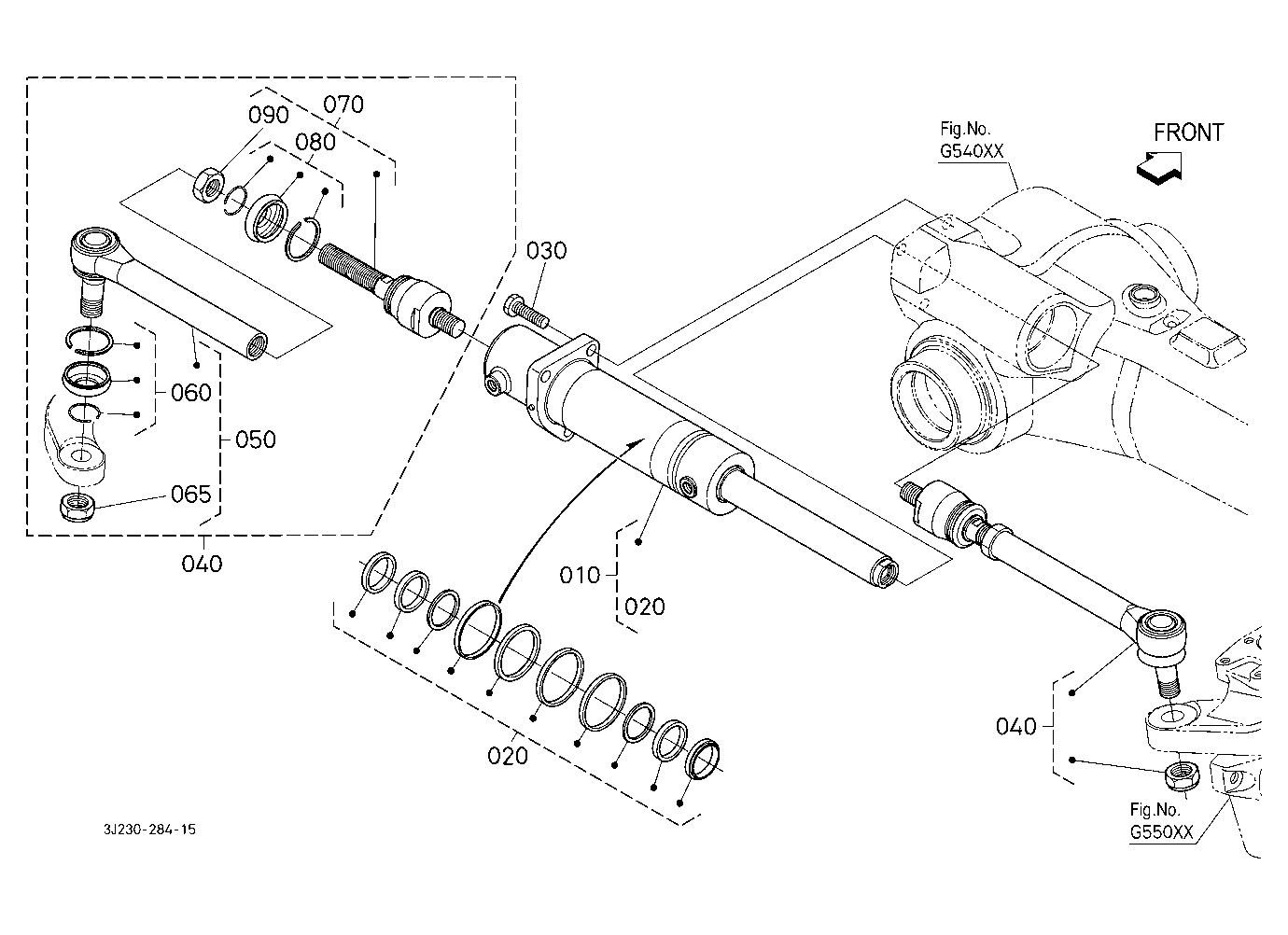 Tie Rod/Steering Cylinder [Front Axle Component]