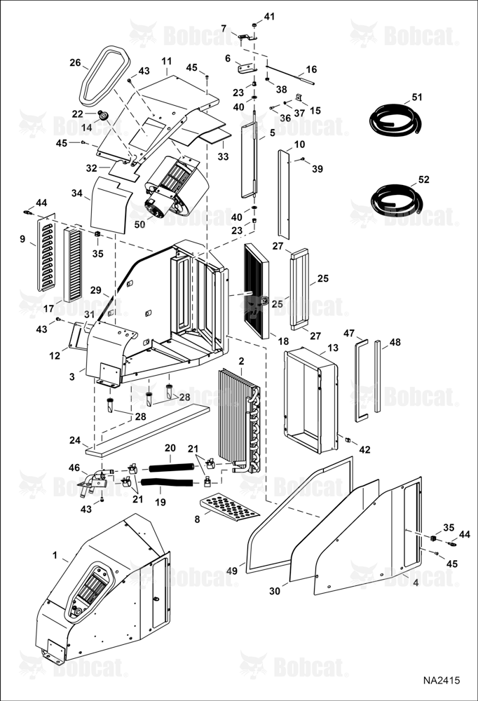 Heater & A/C (Heater Assembly) A94H11001 - A94H13144, AC2N11001 - AC2N13062