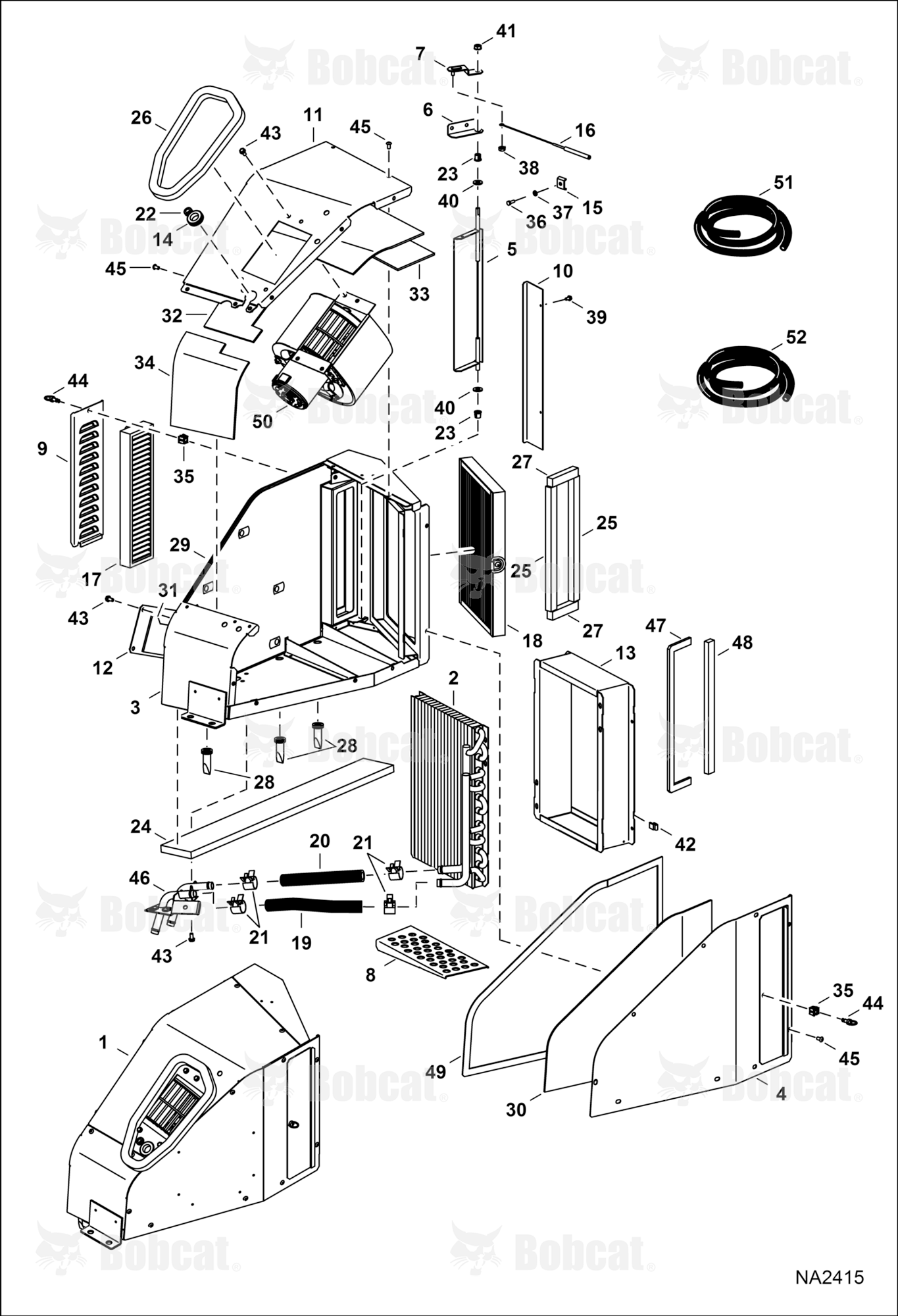 Heater & A/C (Heater Assembly)  A94H11001 - A94H13144, AC2N11001 - AC2N13062