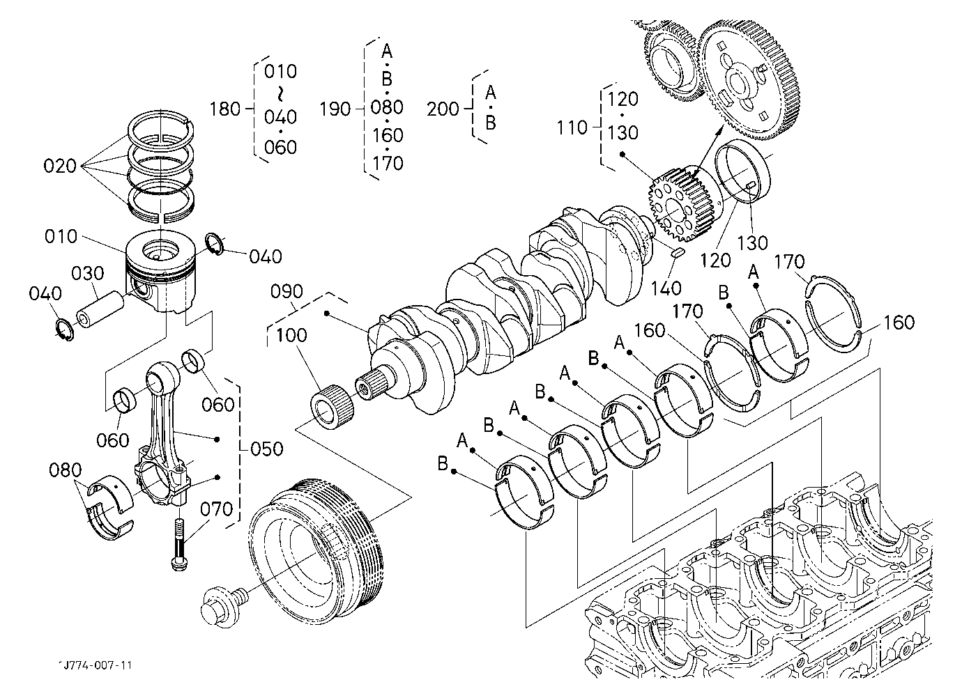 Piston And Crankshaft