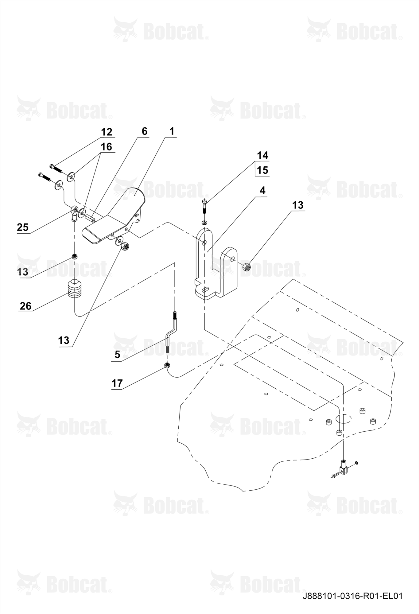 Extended Pedal Group