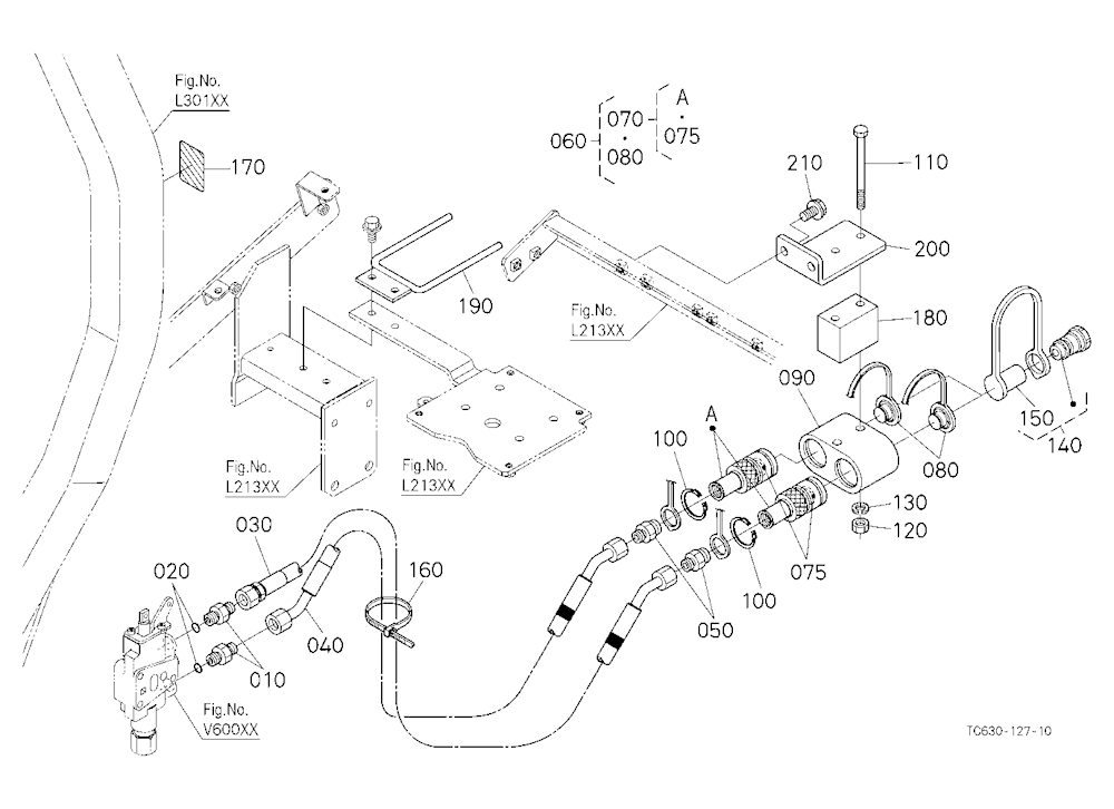 Auxiliary Control Valve Coupler (1St) (W/G No.L856