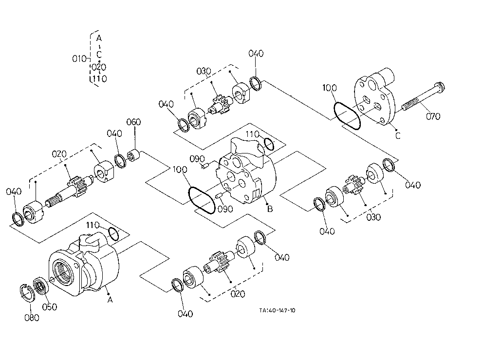 Hydraulic Pump [Component Parts] [Hst Type]