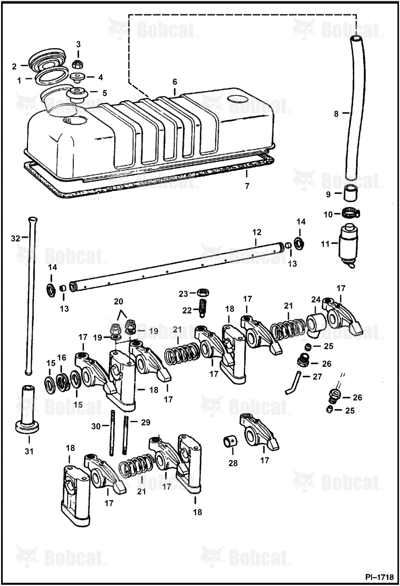 Valve Cover & Tappet Assembly