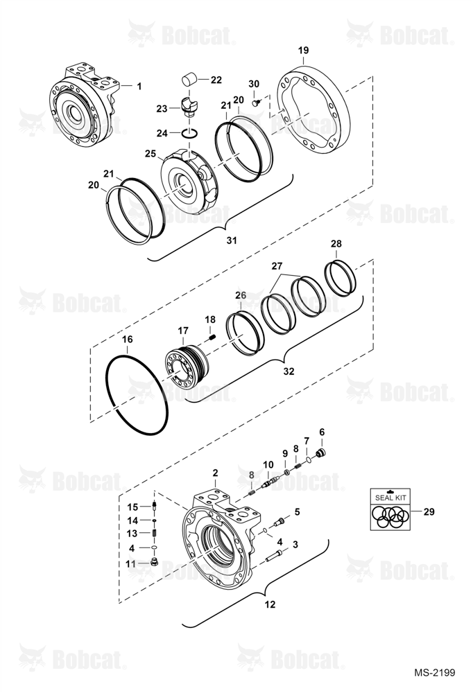 Hydrostatic Motor (Single Speed) (R921810442)
