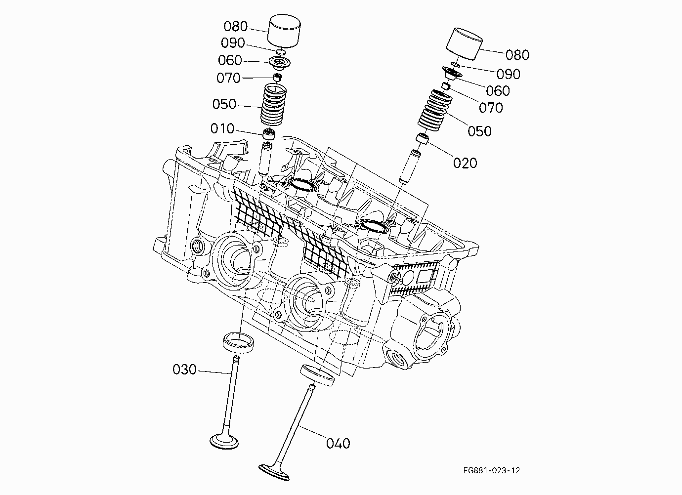 INLET VALVE AND EXHAUST VALVE