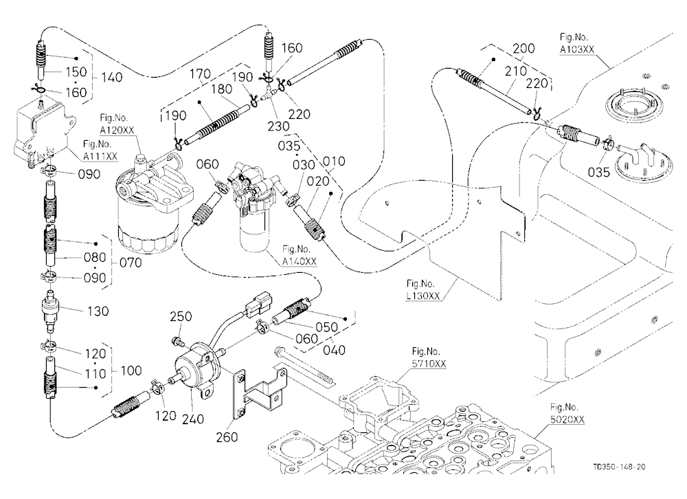 Fuel Pipe (Separator/Fuel Pump)