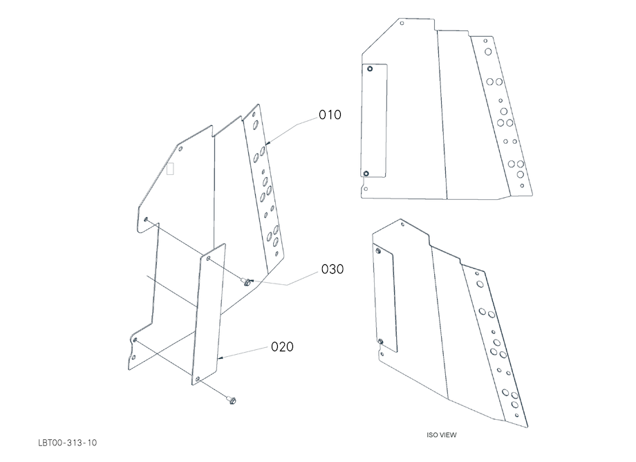 Steps Backshield Assembly - Rh