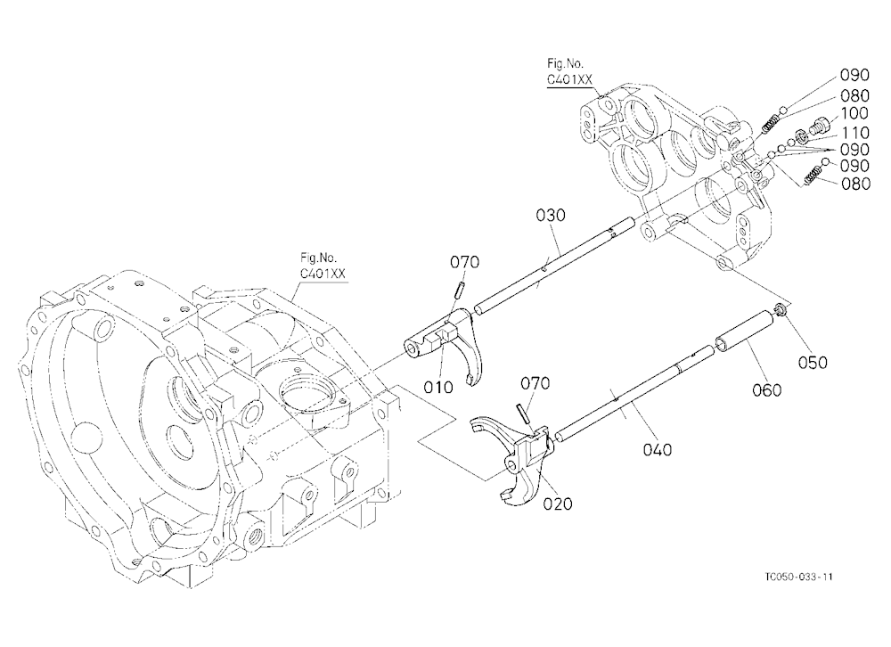 Main Gear Shift Fork