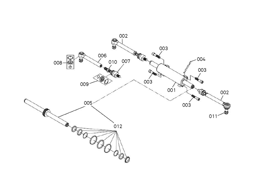 Steering, Front Axle, Range 1