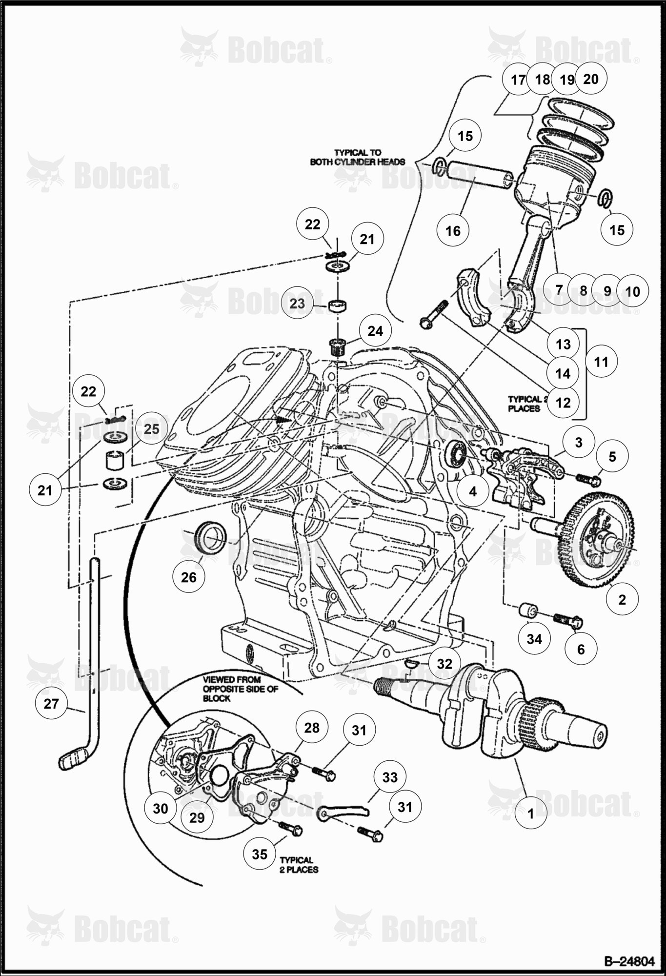 Crankcase & Crankshaft (HONDA ENGINE)