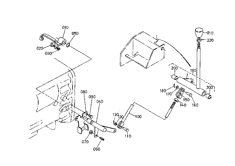 Front Wheel Drive Lever