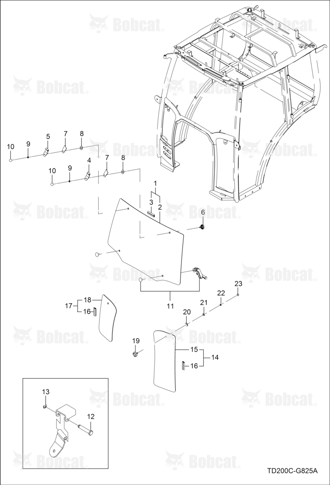 Front Glass Group (Cab)