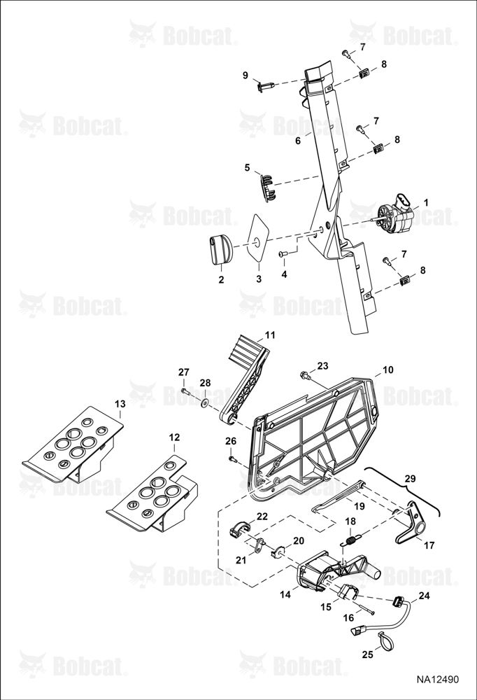 Engine Speed Control (W/Foot Throttle) (Plastic Pedal Assy)