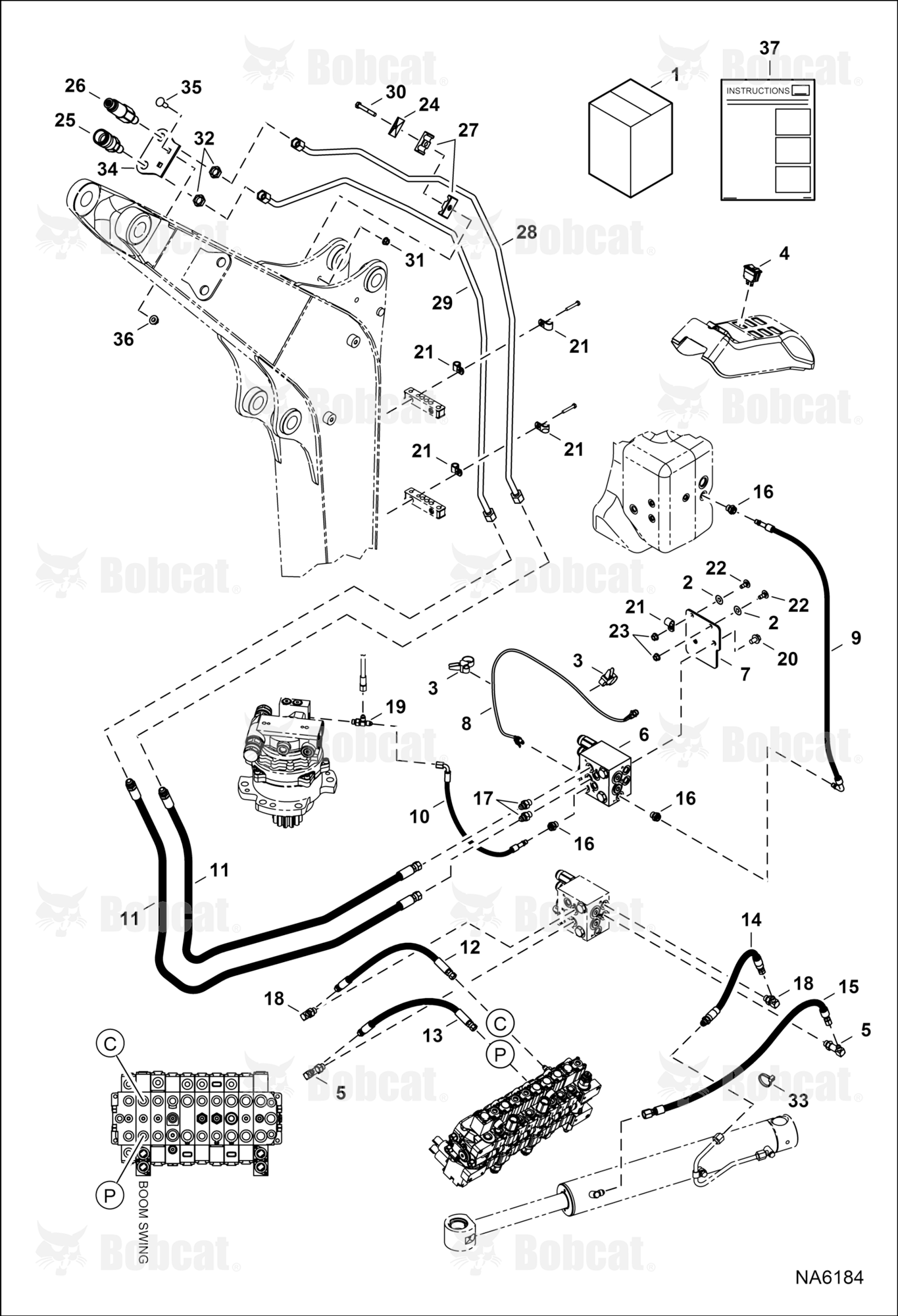 Hydraulic Auxiliary Kit (Second)  ACRA11001 - ACRA12226